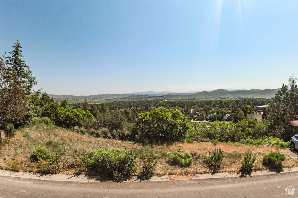 View of mountain backdrop