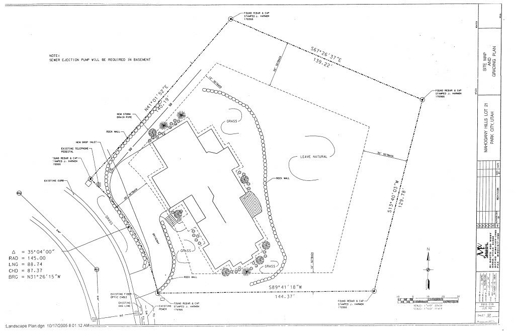 Survey map / technical document