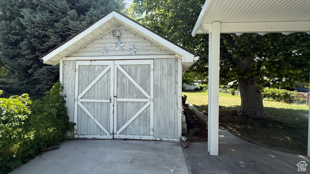 View of shed