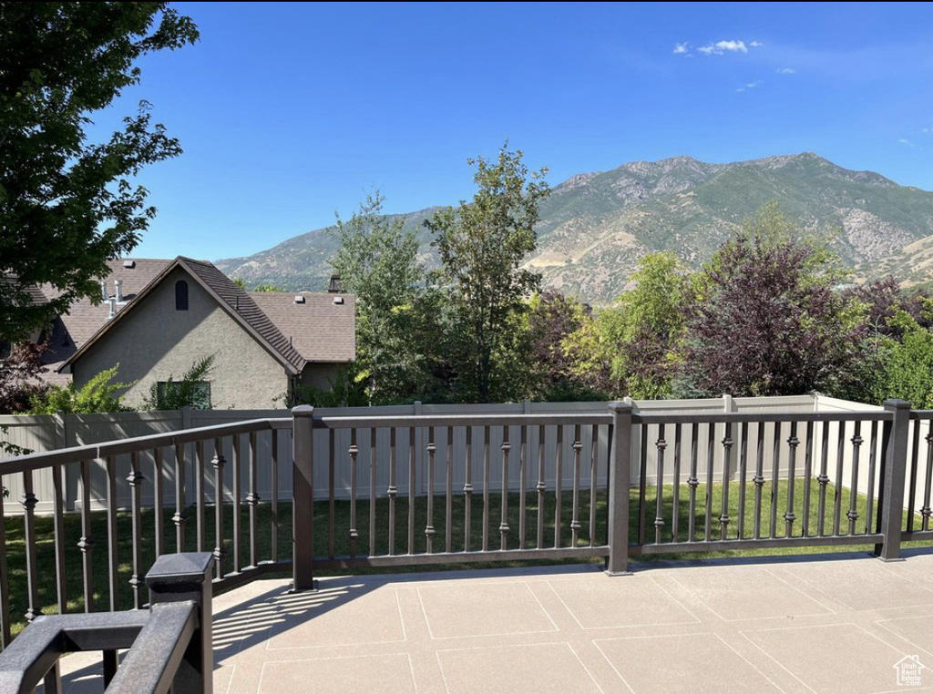 View of mountain backdrop
