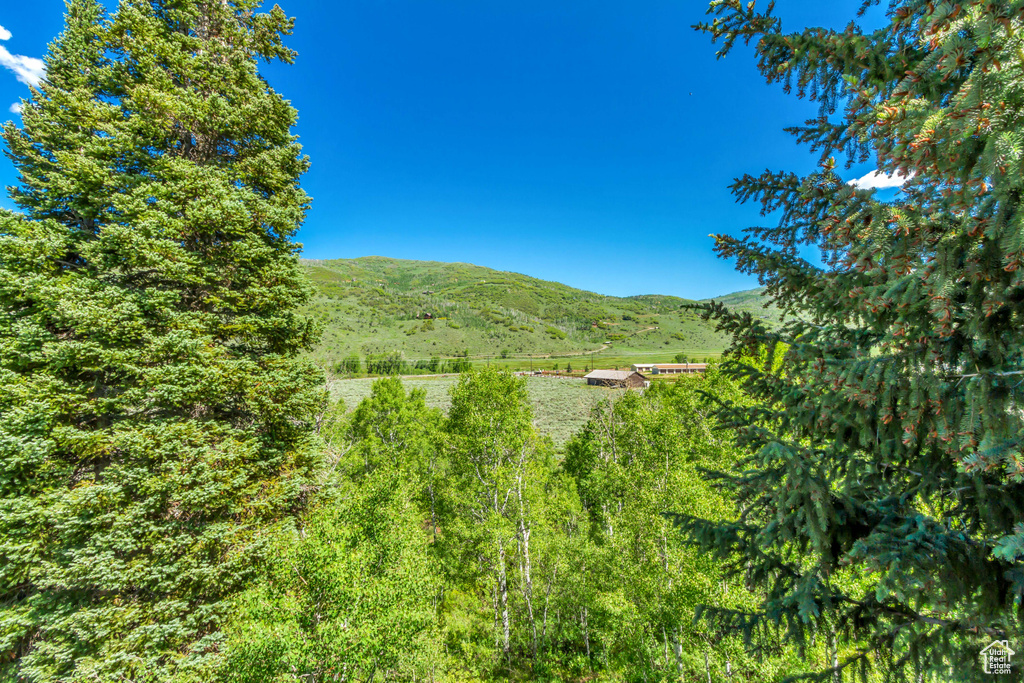 View of mountain backdrop