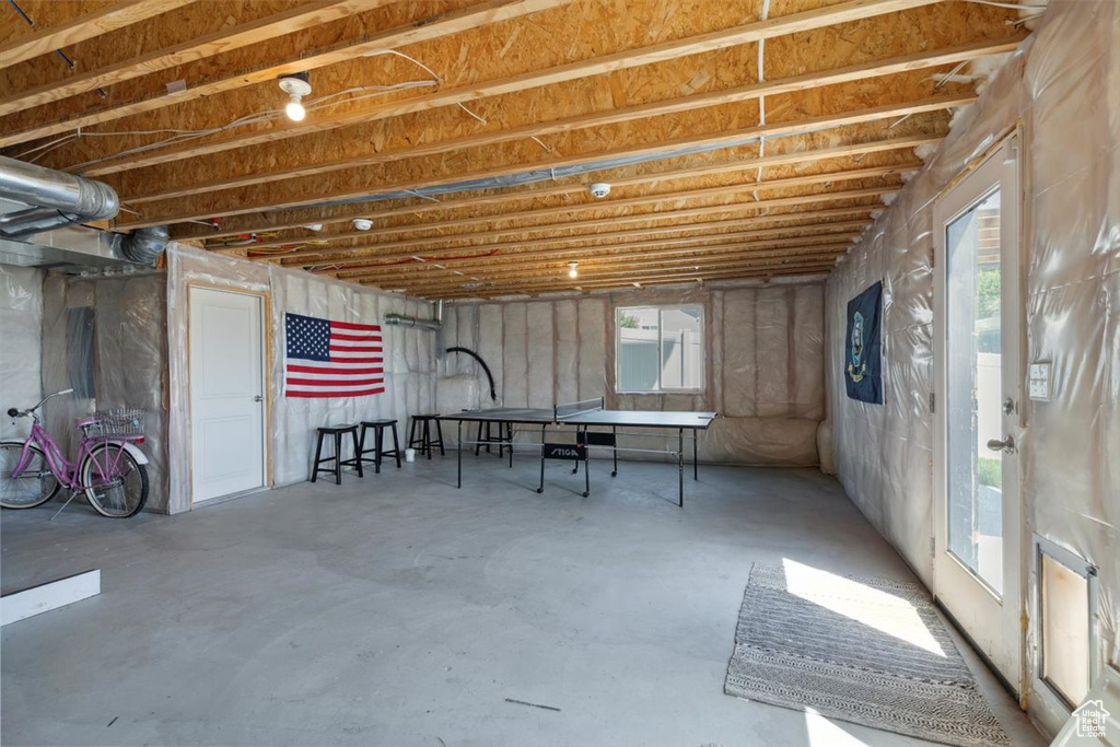 View of basement