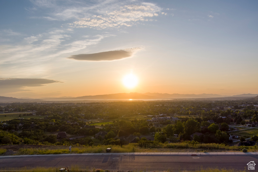 Drone / aerial view of mountains