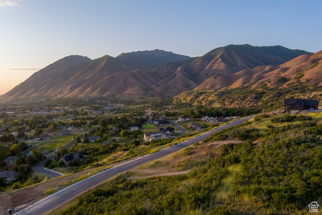 View of mountain background
