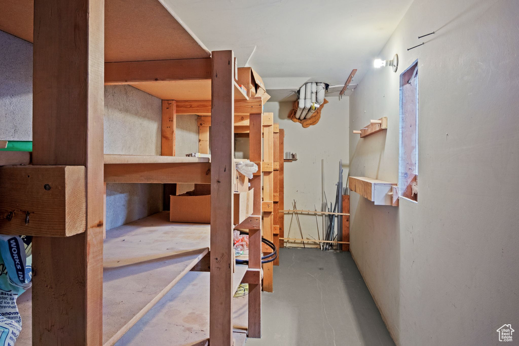 View of storage area