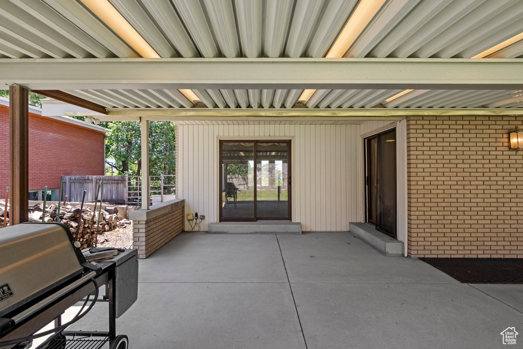 View of patio