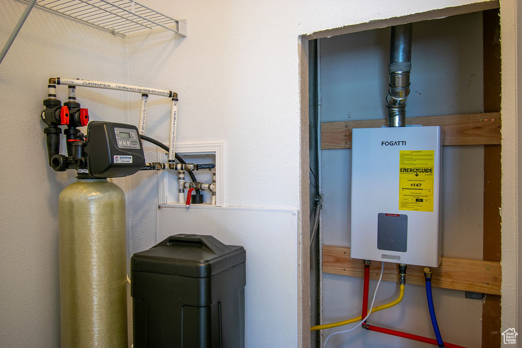 Utilities with water heater