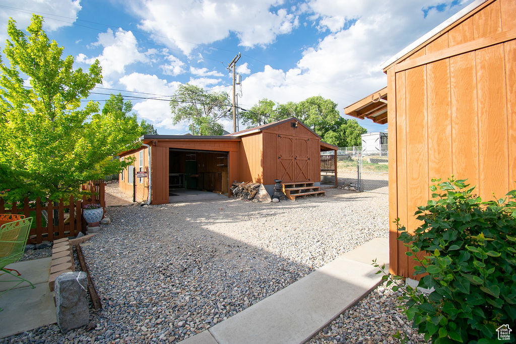 View of shed