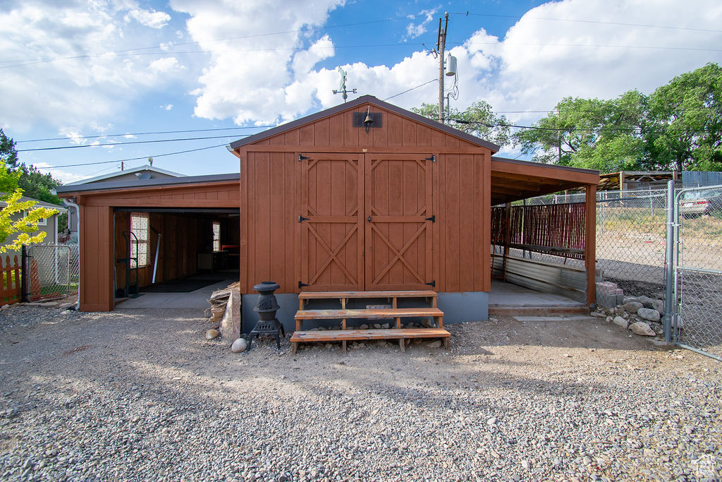 View of shed