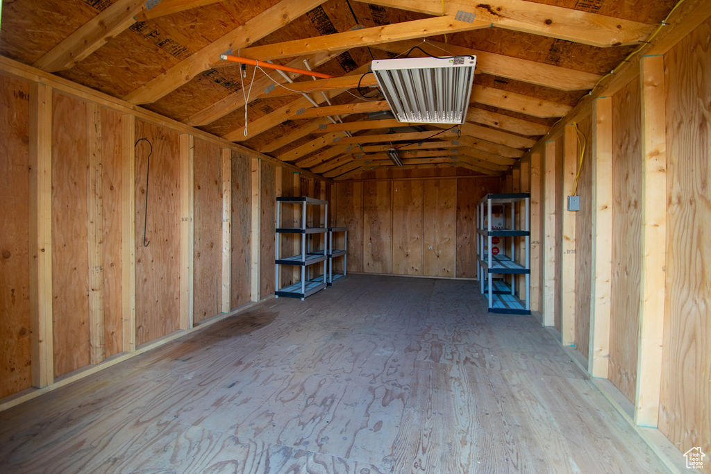 View of storage area