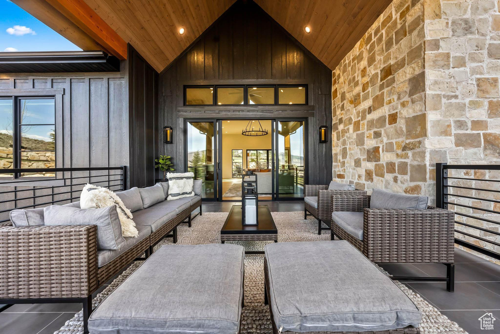 View of patio / terrace with outdoor lounge area