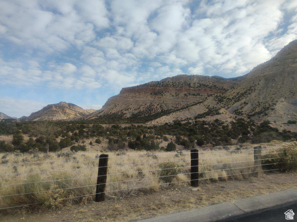 Mountain view featuring rural landscape