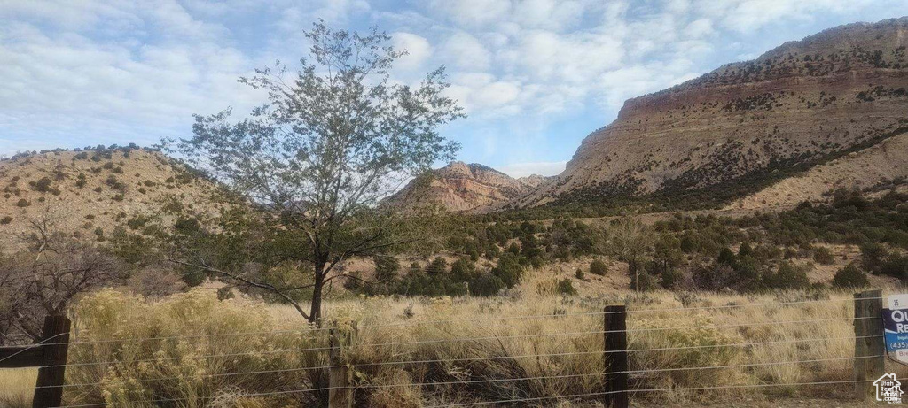 View of mountain background