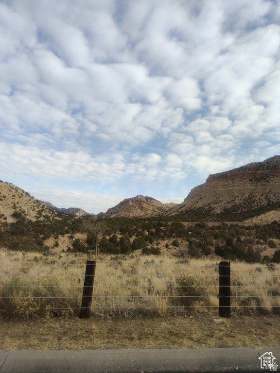 View of mountain background