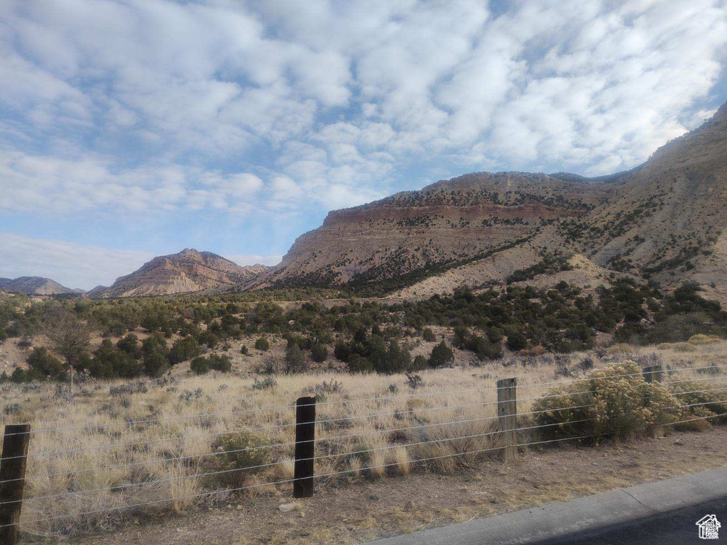 View of mountain background