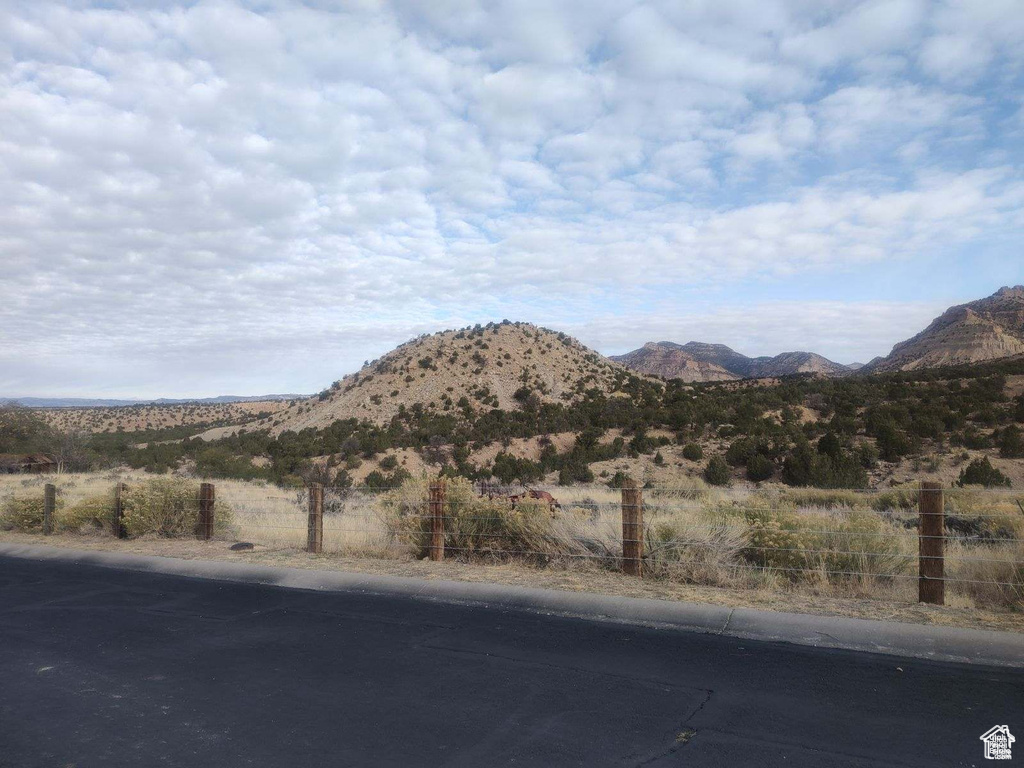 View of mountain backdrop