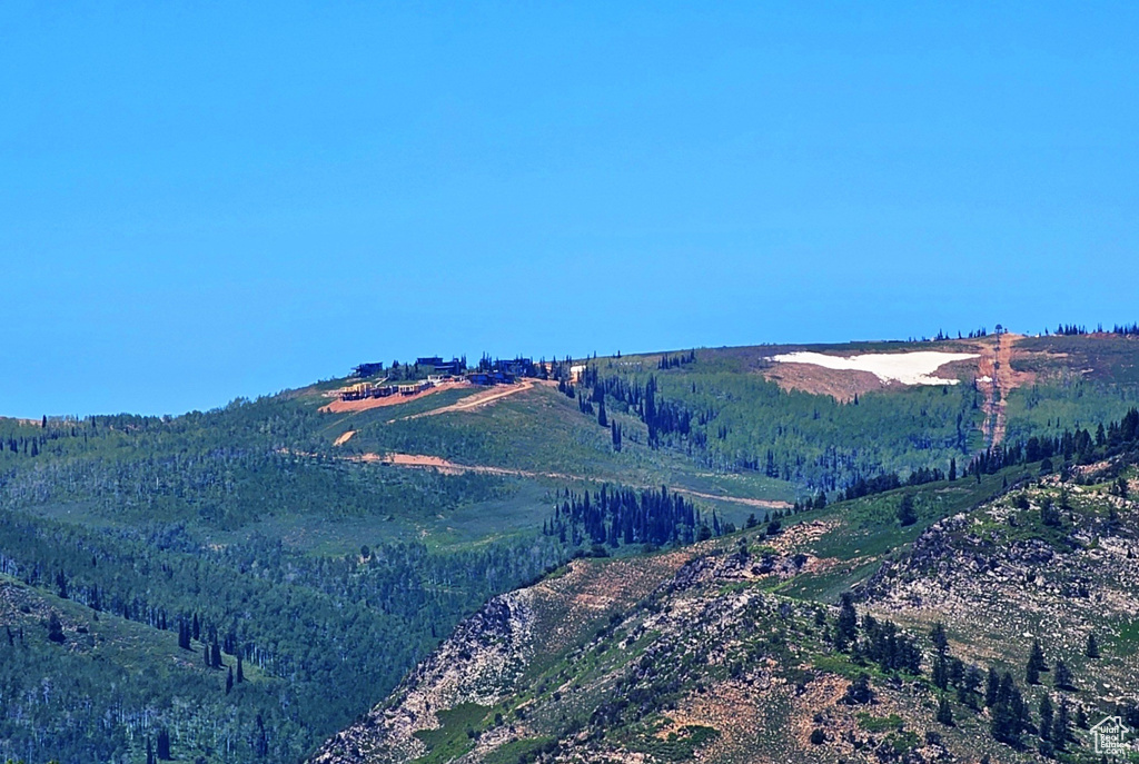 View of mountain background