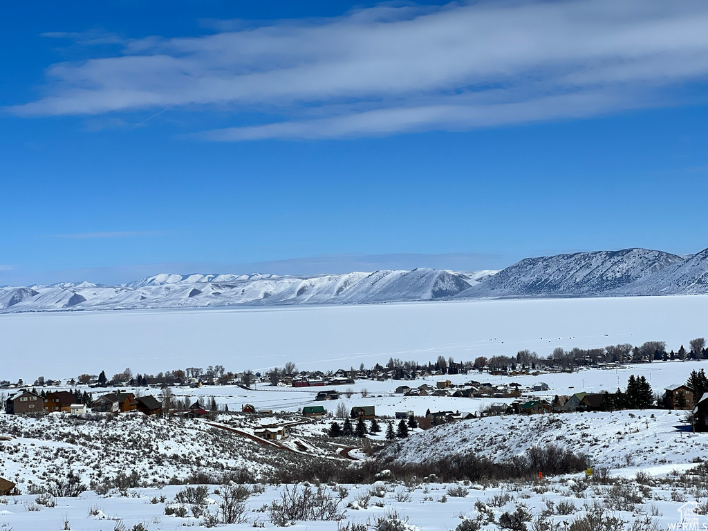 View of mountain background