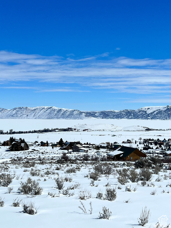 View of mountain background