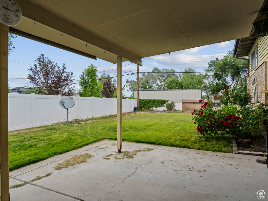 View of patio