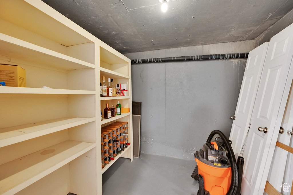 View of storage room