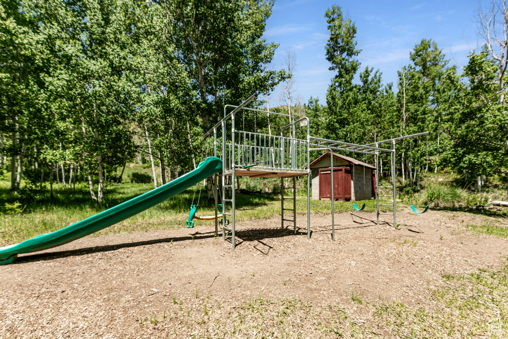 View of community playground