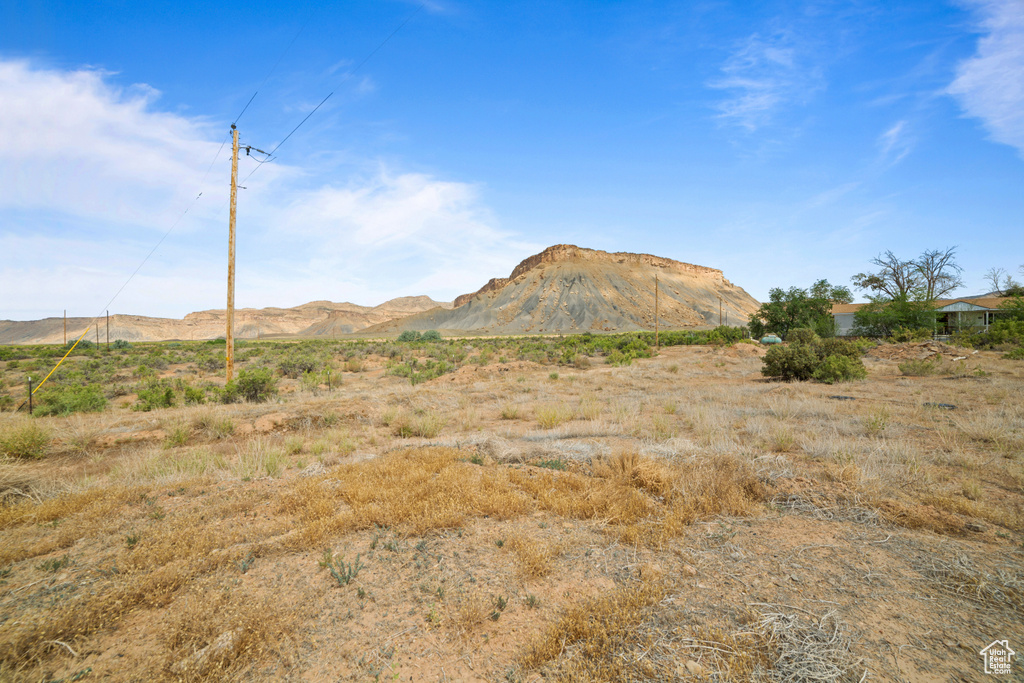 View of mountain background