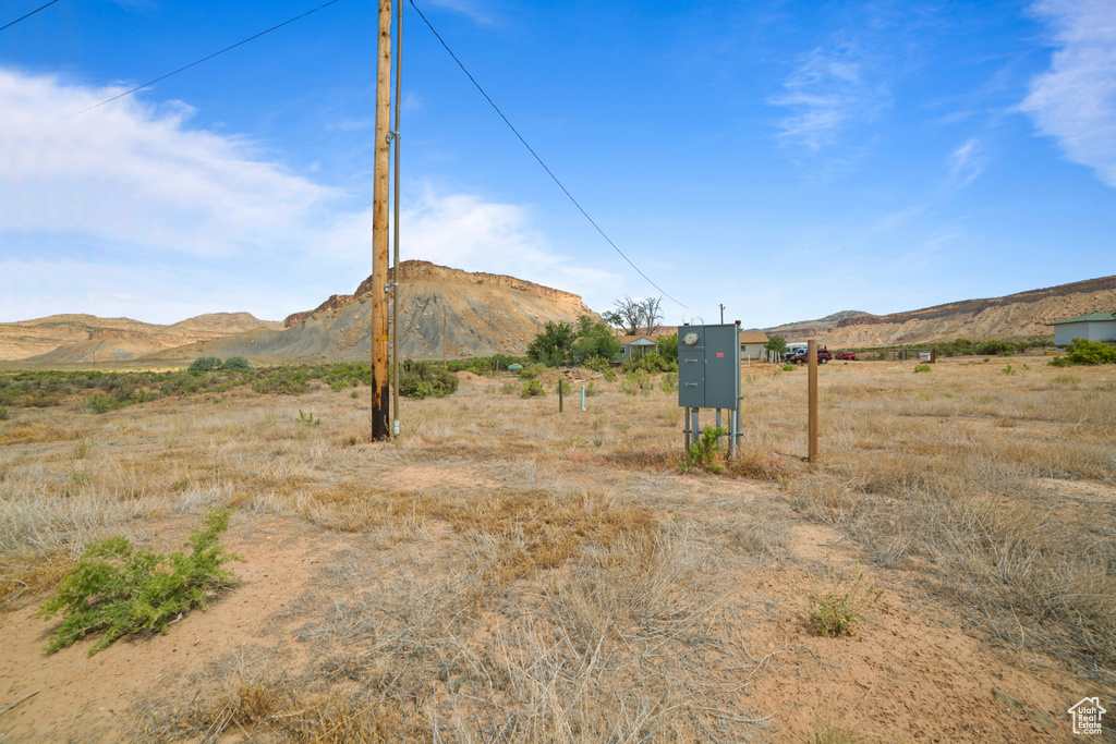 Mountain view featuring rural landscape
