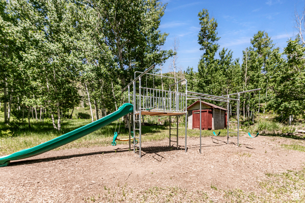 View of communal playground