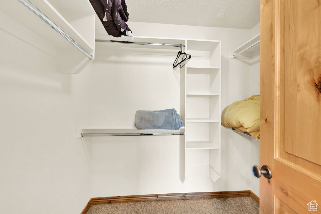 View of spacious closet