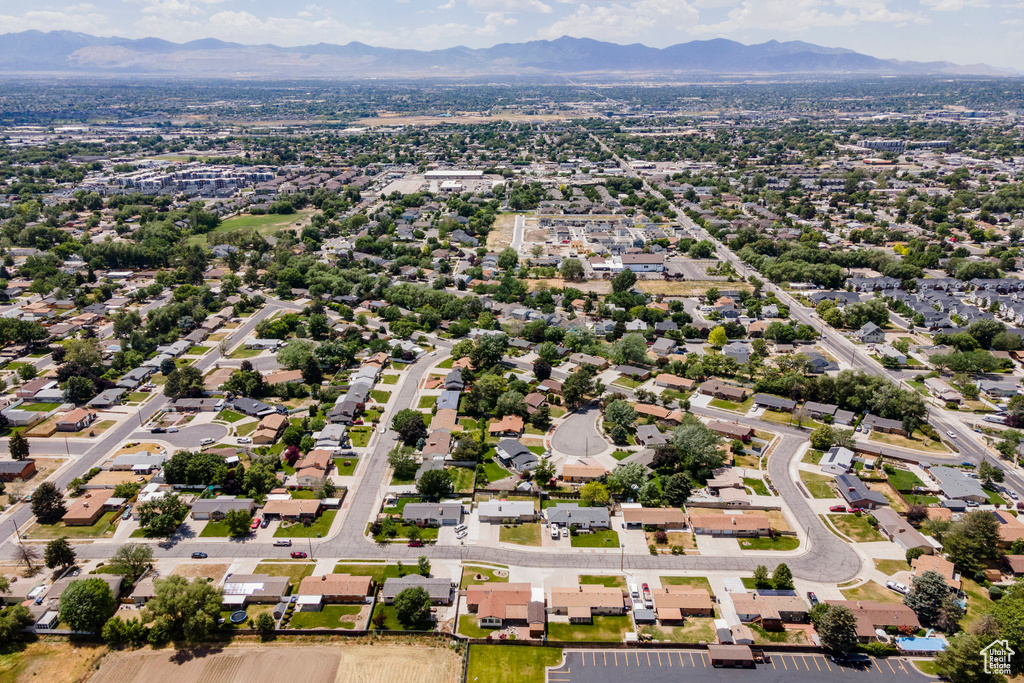 Aerial view of mountains