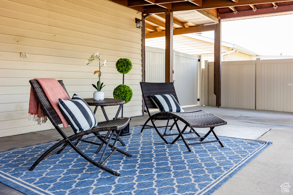 View of patio