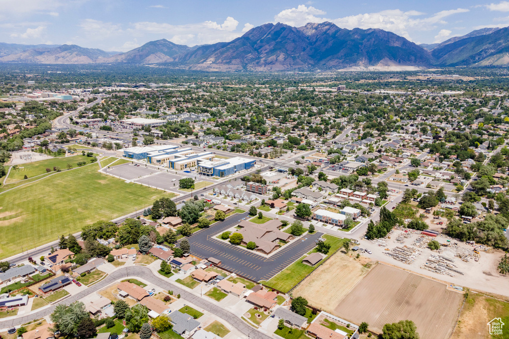Bird's eye view of mountains