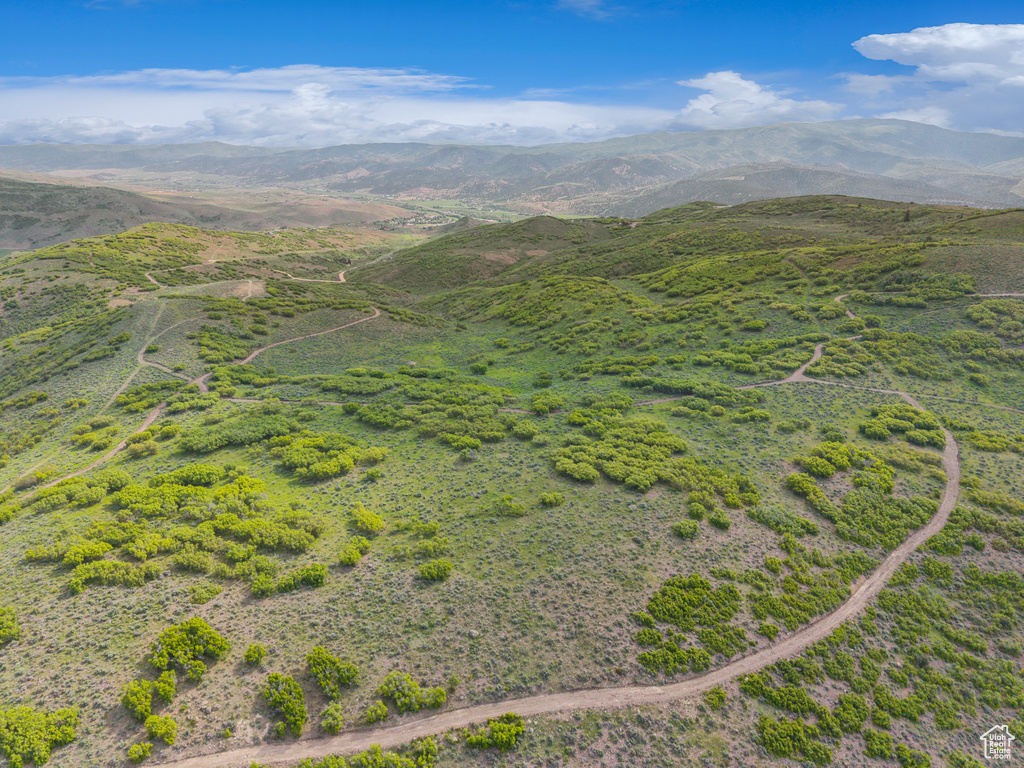 View of property location featuring a mountainous background