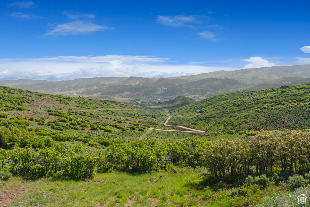 View of mountain backdrop