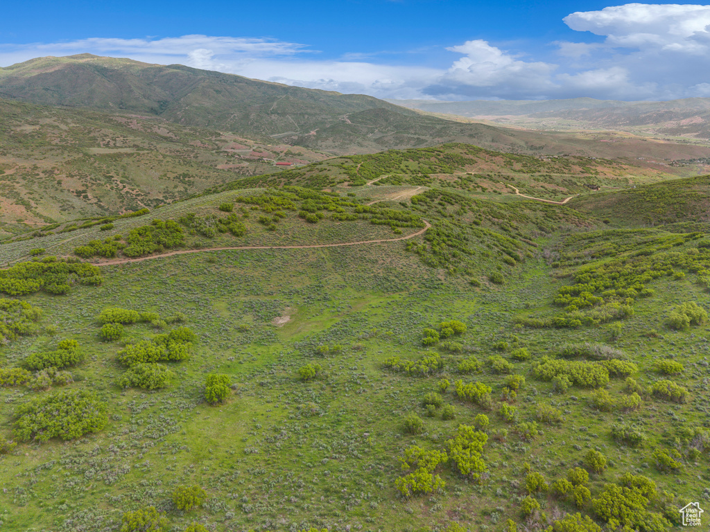 View of mountain background
