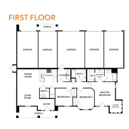 View of floor plan / room layout