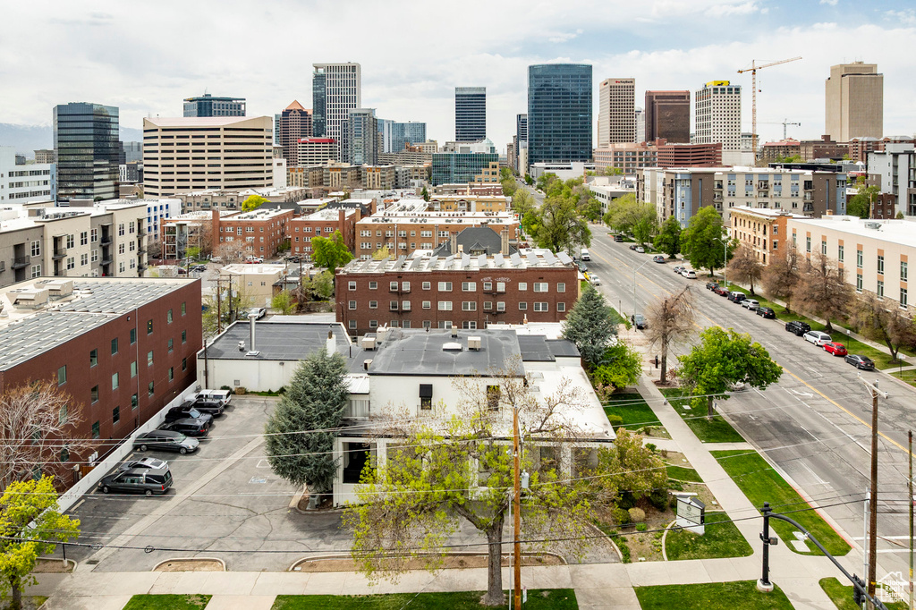 View of city skyline