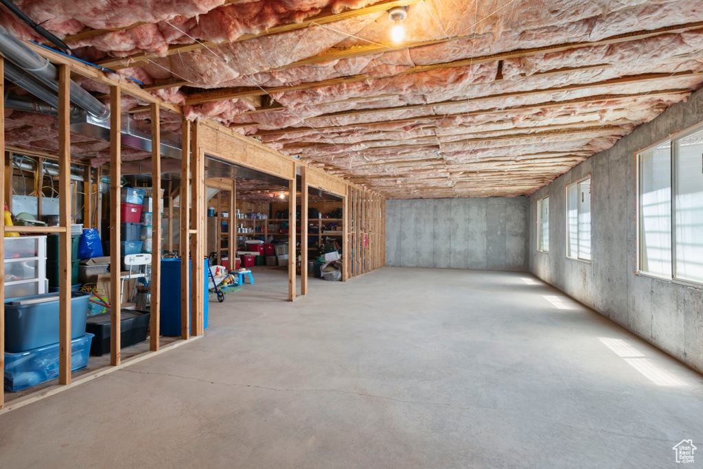 View of basement