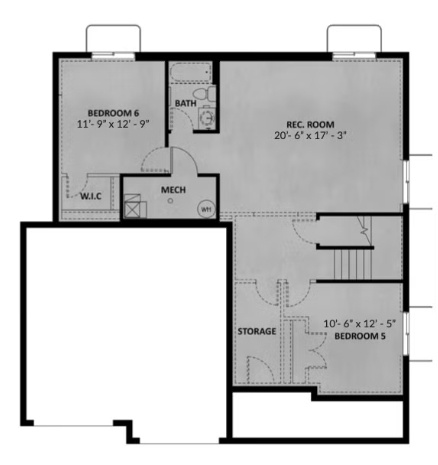 View of floor plan / room layout