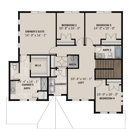 View of home floor plan