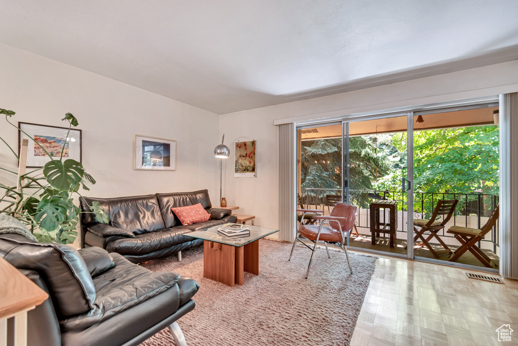 View of living area