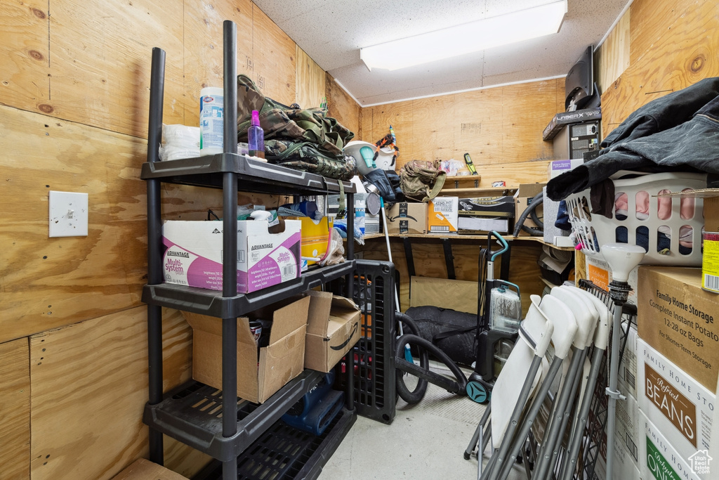 View of storage room