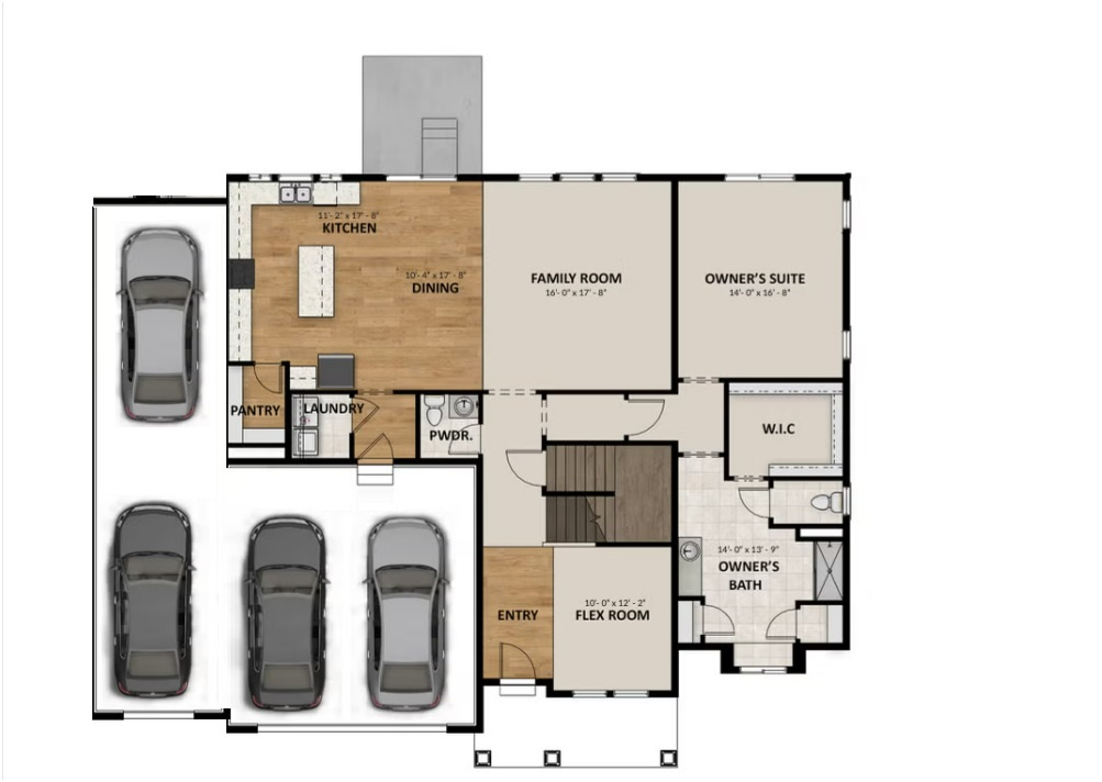 View of home floor plan