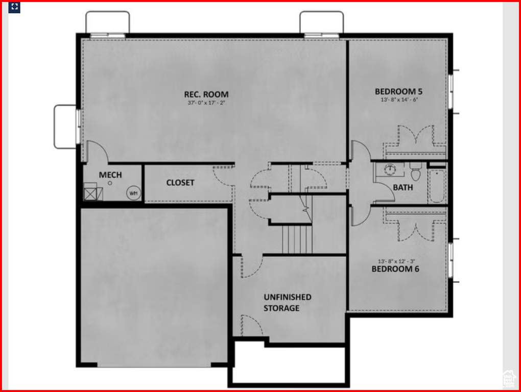 View of room layout