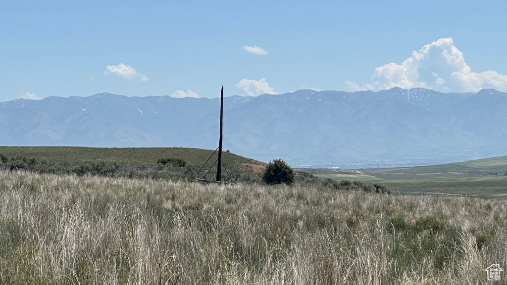 View of mountain background