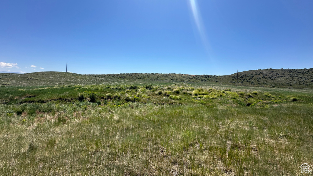 Mountain view featuring rural landscape