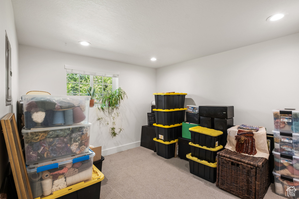 View of storage area