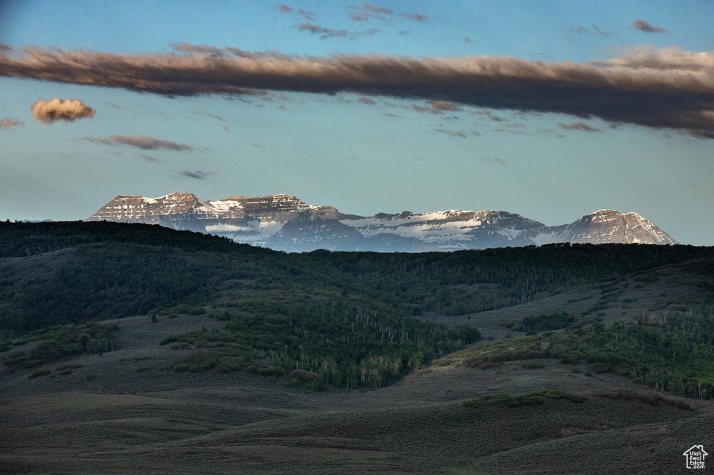View of mountain background