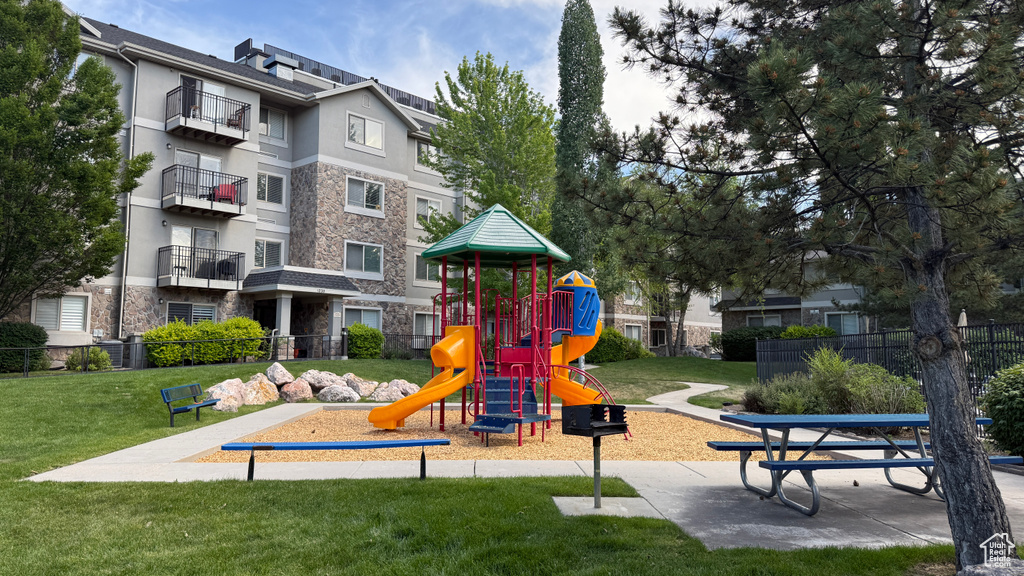 View of communal playground